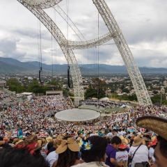 Our view of the Guelaguetza festival