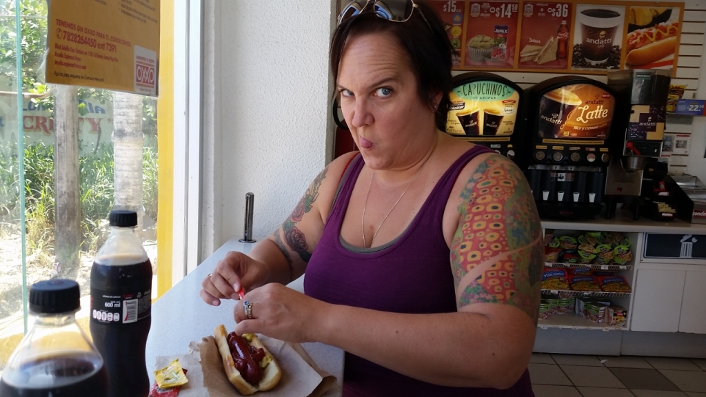 Neeley's opinion of convenience store hotdogs in Mexico