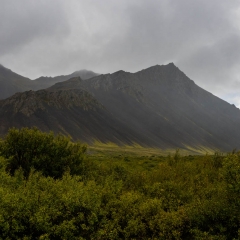 View from the road while we drove north from Reykjavik towards Snaefellsjoekull National Park
