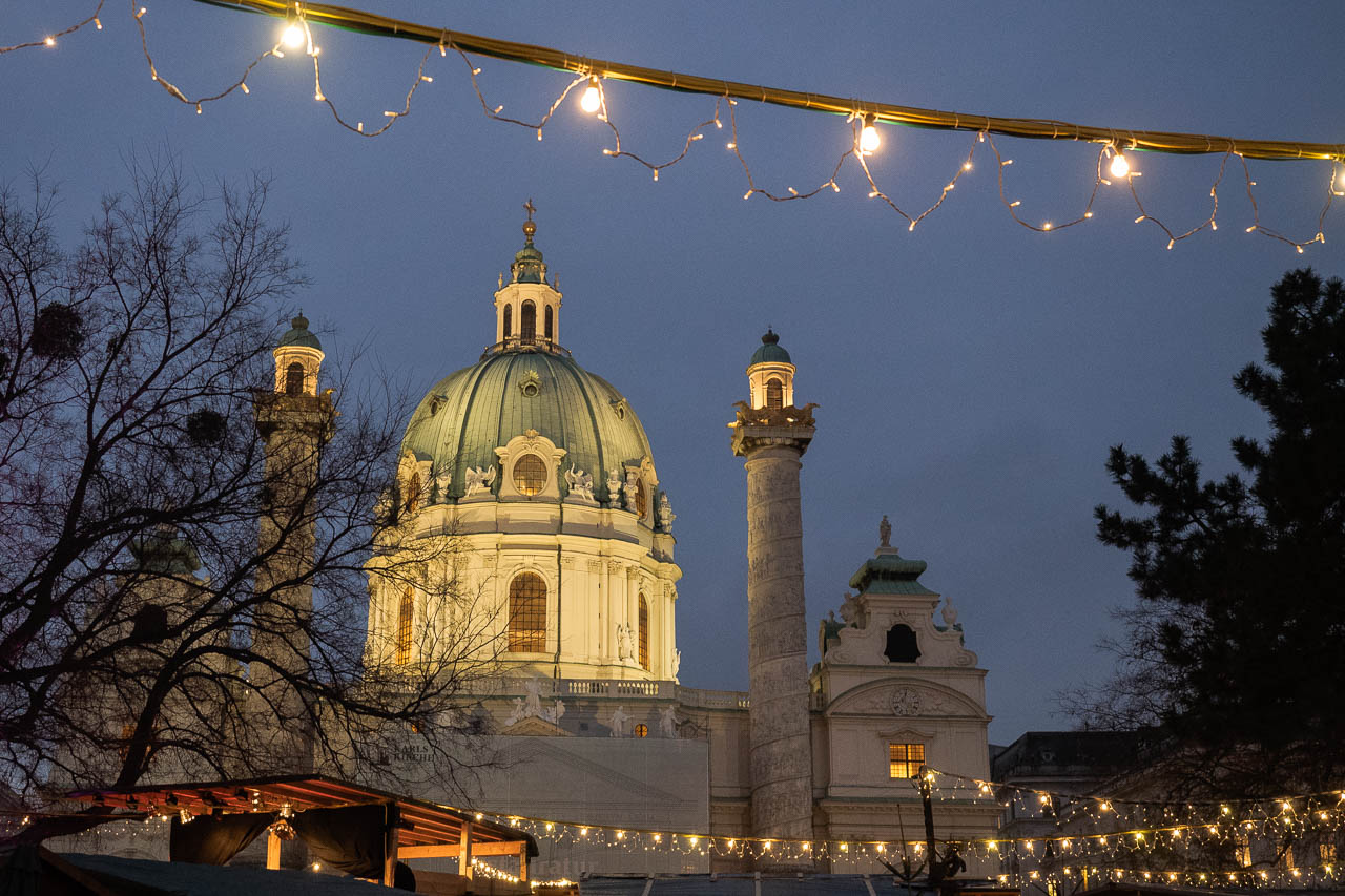 Vienna at Night - Christmas Market