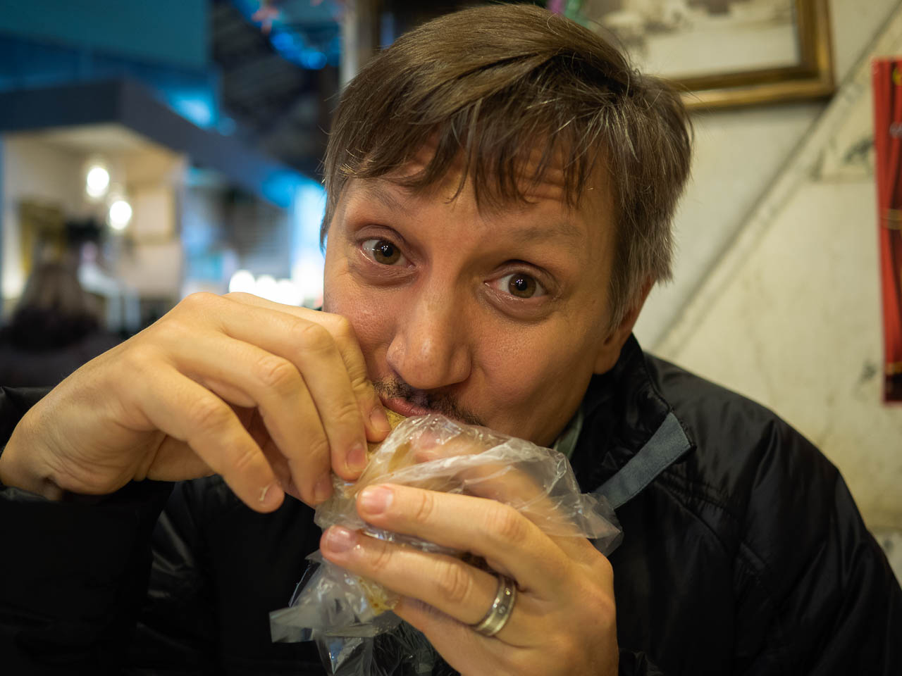 Matt Devouring Porchetta